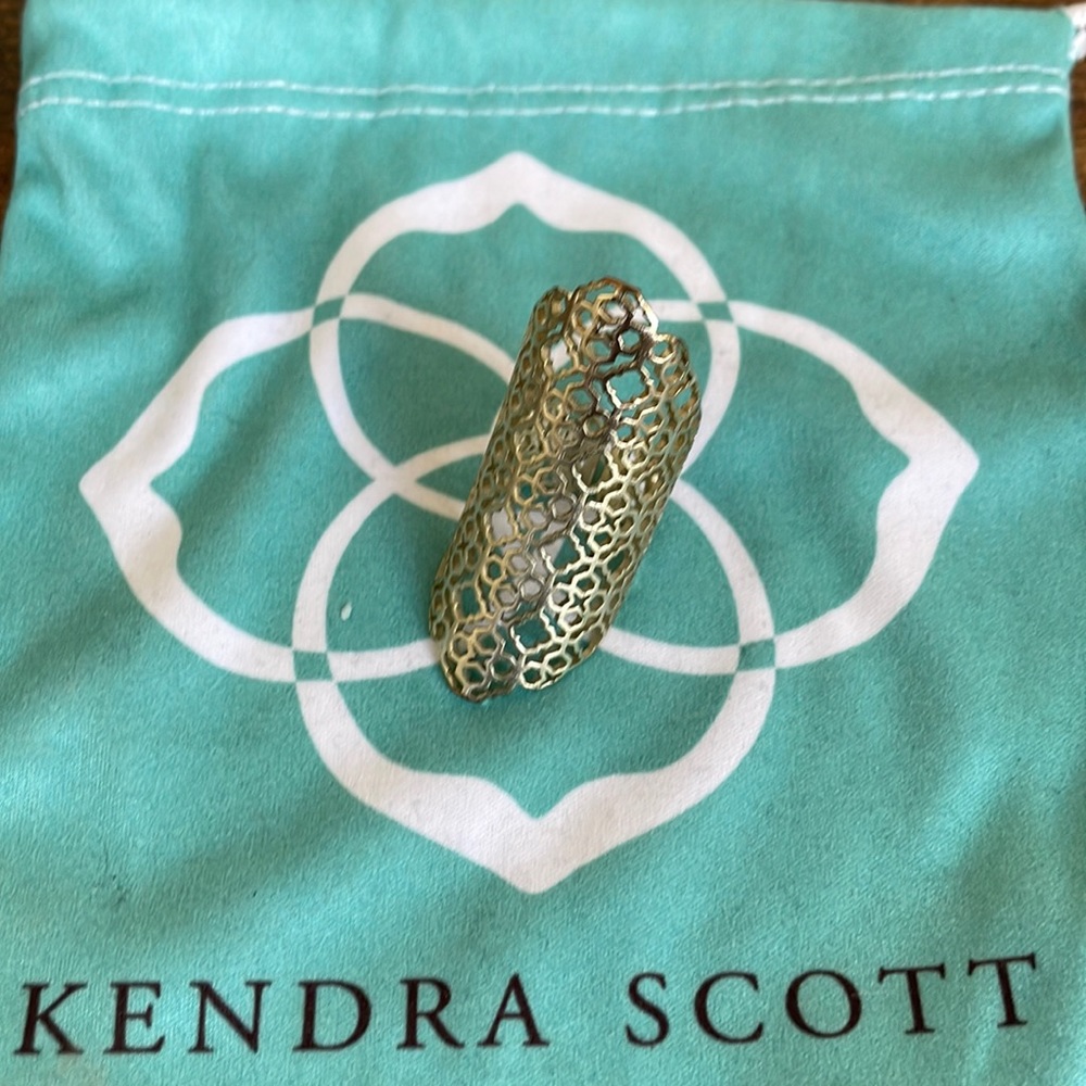 Gold Kendra Scott ring